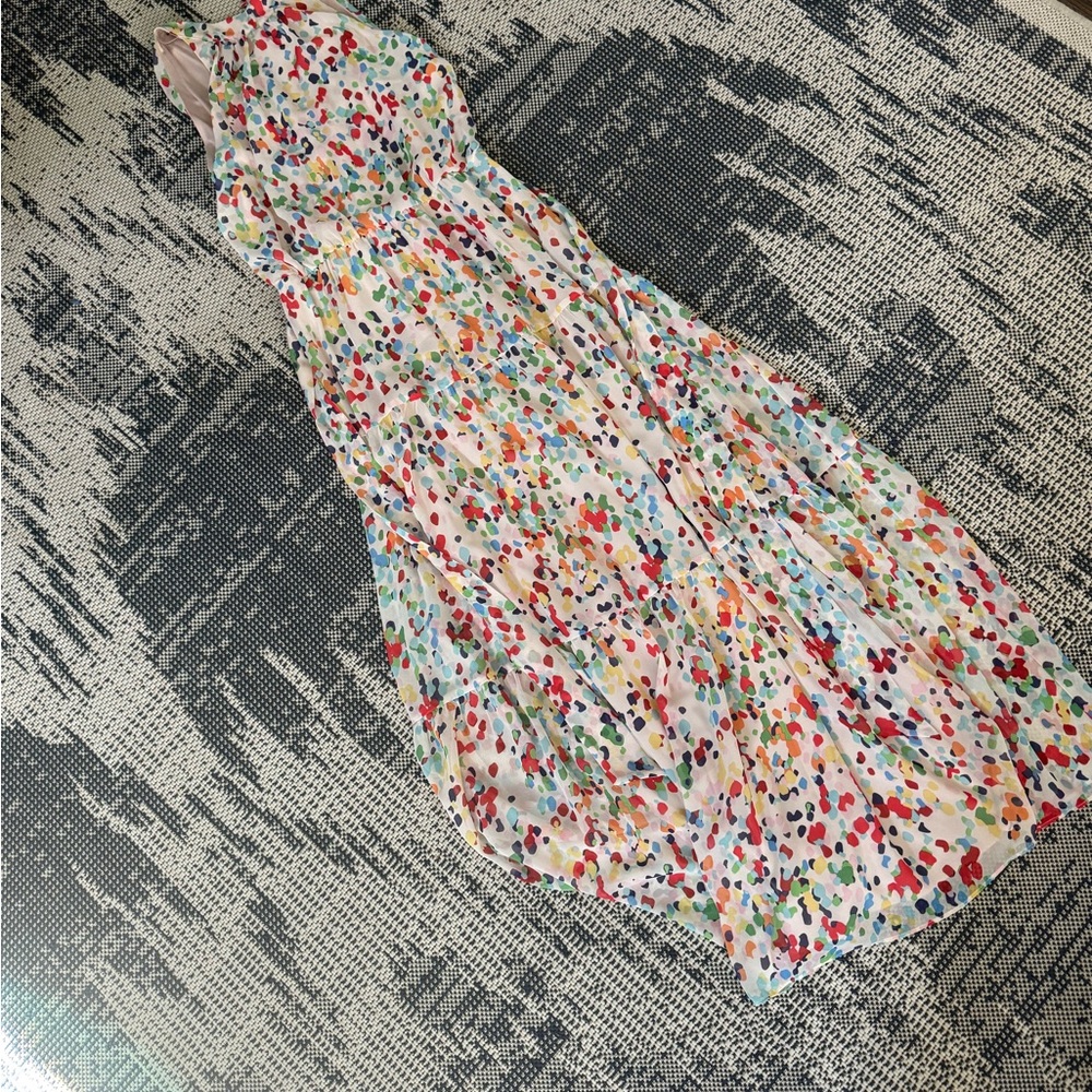 julia jordan Multicolor Confetti Dot Sleeveless Dress
